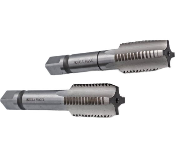 Метчик TORNERI машинно-ручной М30x3.5 комплект из 2-х штук Р6М5К5 042141