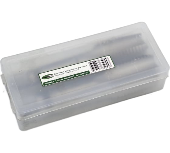 Метчик TORNERI машинно-ручной М30x3.5 комплект из 2-х штук Р6М5К5 042141