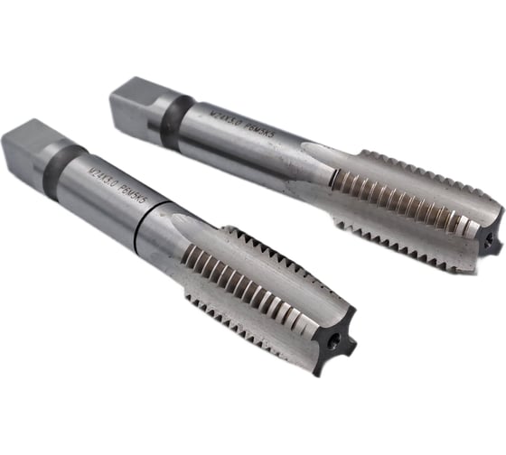 Метчик TORNERI машинно-ручной М24x3 комплект из 2-х штук Р6М5К5 042140