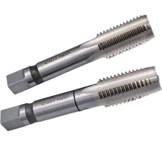 Метчик TORNERI машинно-ручной М24x3 комплект из 2-х штук Р6М5К5 042140
