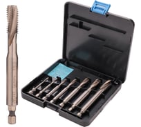 Набор метчиков VOELKEL машинных спиральных M3-M12 HSSE 7пр V47976