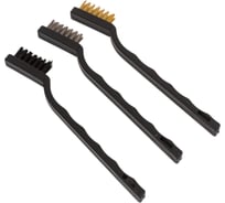 Щетки 180 мм, набор 3 шт., латунь, сталь, нейлон Top Tools 14A618