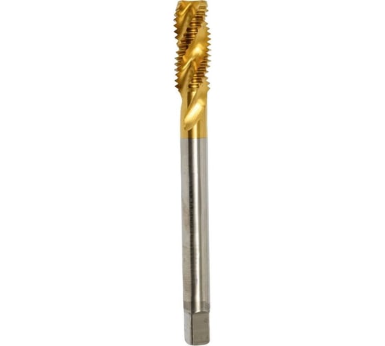 Метчик DAKSTOOLS м12x1,25 tin, винтовая канавка 21-12125 1