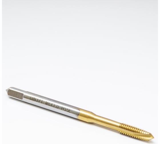 Метчик DAKSTOOLS м6x1 tin, прямая канавка 11-61
