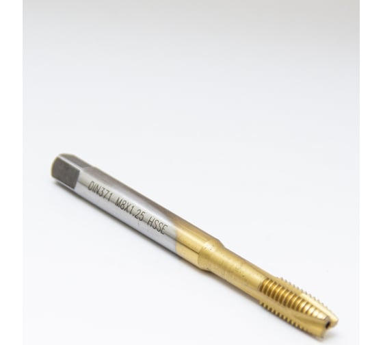 Метчик DAKSTOOLS м8x1,25 tin, прямая канавка 11-8125