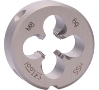 Плашка Bucovice Tools М 8 шаг 1.25мм HSS 25x9мм 270080