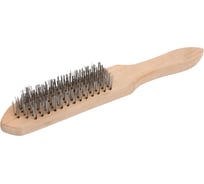 Щетка из стальной проволоки 888 6-рядная, деревянный корпус 3047061