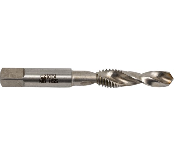 Комбинированный метчик Bucovice Tools М8, шаг 1,25 мм HSS 133080