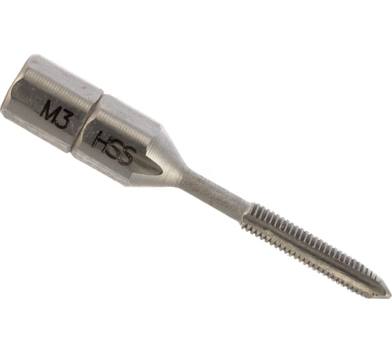 Метчик М 3 с хвостовиком HEX 1/4 дюйма Bucovice Tools 940030