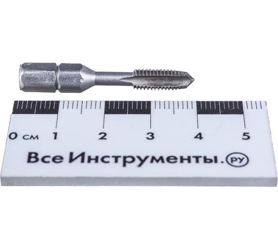 Метчик М 5 с хвостовиком HEX 1/4 дюйма Bucovice Tools 940050