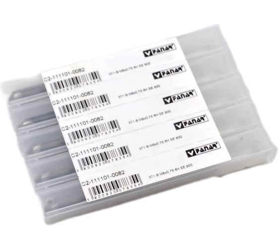 Машинный метчик FANAR М8x0,75 HSSE 6H DIN-371-B 800 для сквозных отверстий /C2-111101-0082/ Т017733