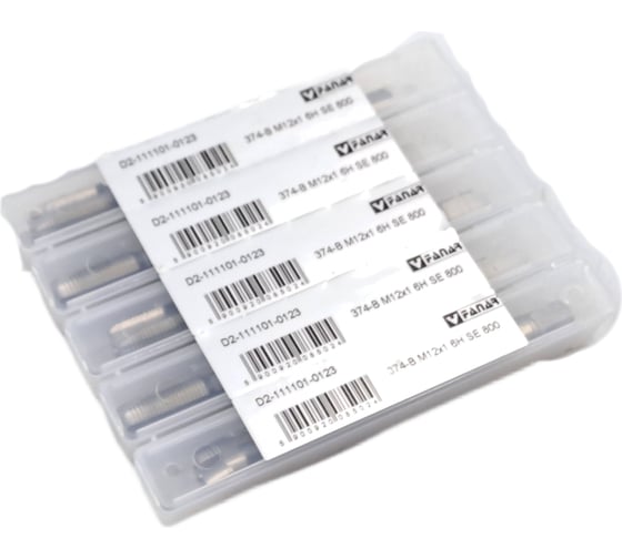 Машинный метчик FANAR М12x1,0 HSSE 6H DIN-374-B 800 для сквозных отверстий /D2-111101-0123/ Т017740