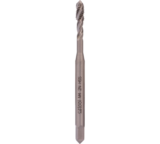 Метчик, машинный DIN 371, M4 х 0,7 мм с винтовой канавкой Bucovice Tools 103040