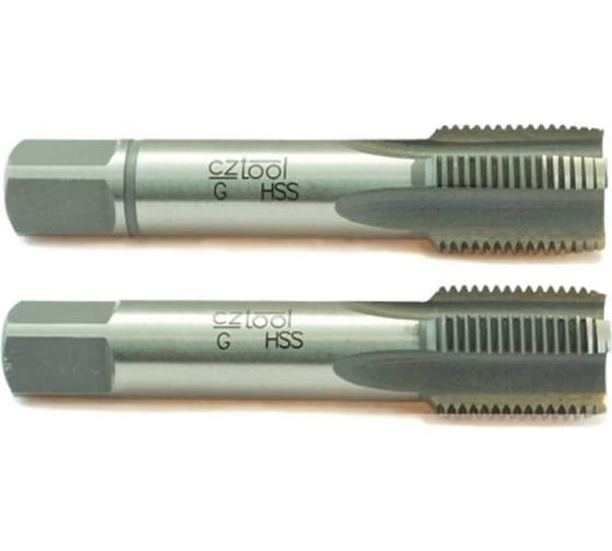 Трубный метчик Bucovice Tools G1/4 - 19 CSN223012 HSS комплект из 2-х шт. 142140
