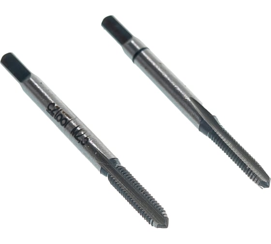 Набор метчиков из 2-х шт. M 2,5 шаг 0.45 мм Bucovice Tools 110025