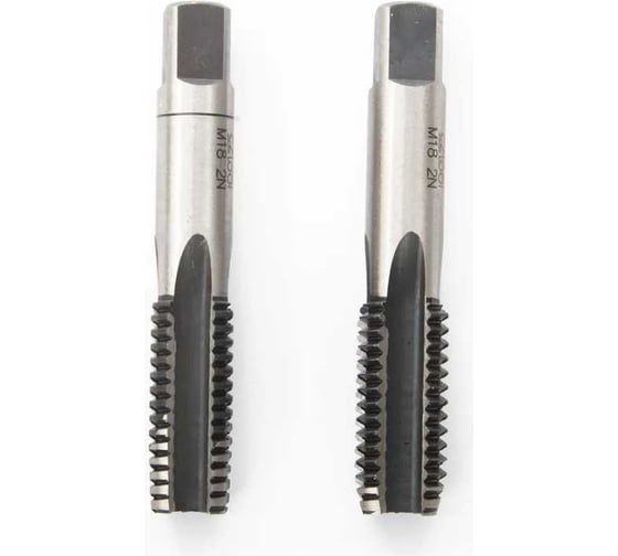 Набор метчиков из 2-х шт. M18 шаг 2.50 мм Bucovice Tools 110180