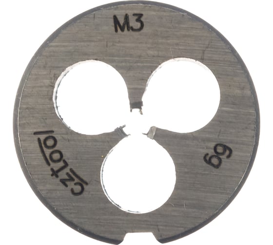 Плашка Bucovice Tools M 3 Шаг 0.5 115CrV3 20x5мм 210030