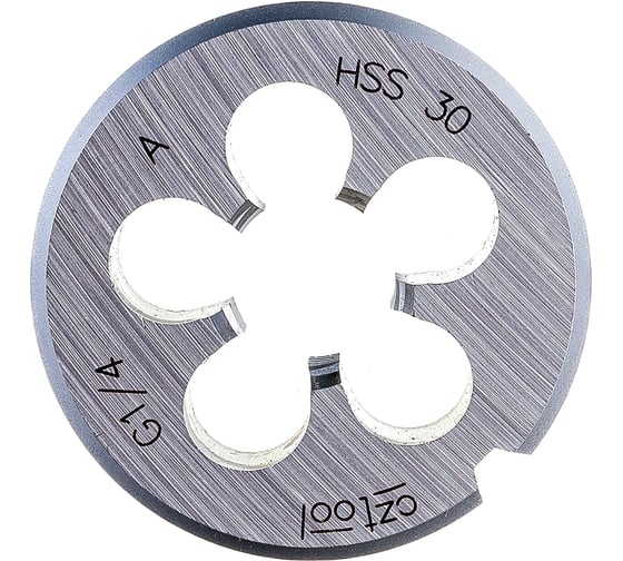 Трубная плашка Bucovice Tools G 1/4" -19 HSS 38x10мм 242140