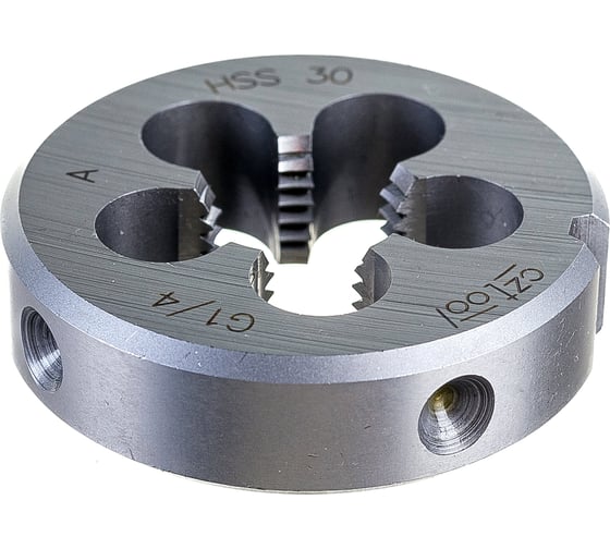Трубная плашка Bucovice Tools G 1/4" -19 HSS 38x10мм 242140