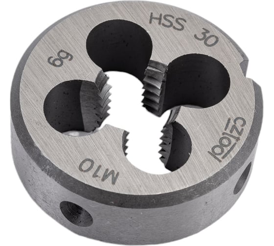 Плашка Bucovice Tools M 10 Шаг 1.5 HSS 30x11мм 240100