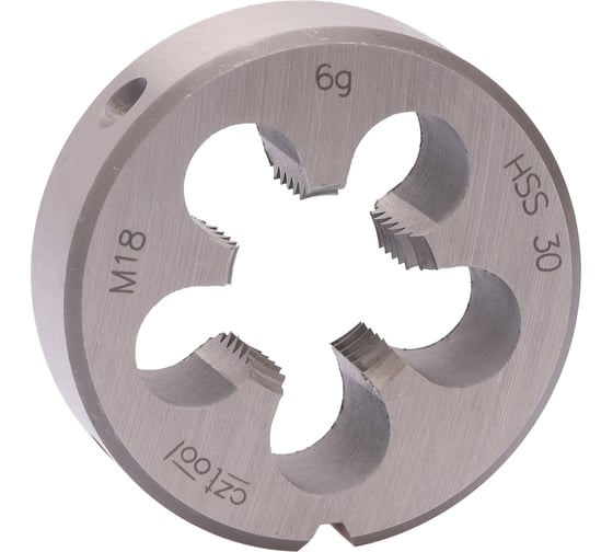 Плашка Bucovice Tools M 18 Шаг 2.5 HSS 45x18мм 240180