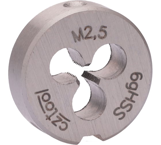 Плашка Bucovice Tools M 2.5 Шаг 0.45 HSS 16x5мм 240025