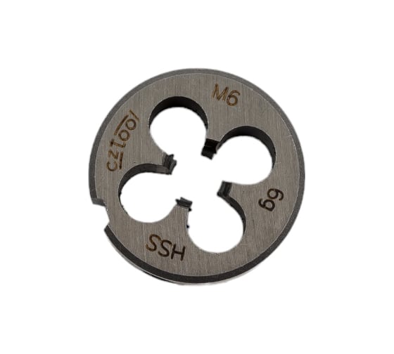 Плашка Bucovice Tools M 6 Шаг 1.0 HSS 20x7мм 240060