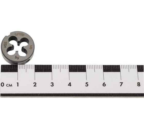 Плашка Bucovice Tools M 6 Шаг 1.0 HSS 20x7мм 240060