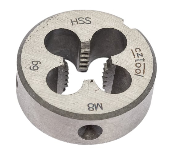 Плашка Bucovice Tools M 8 Шаг 1.25 HSS 25x9мм 240080