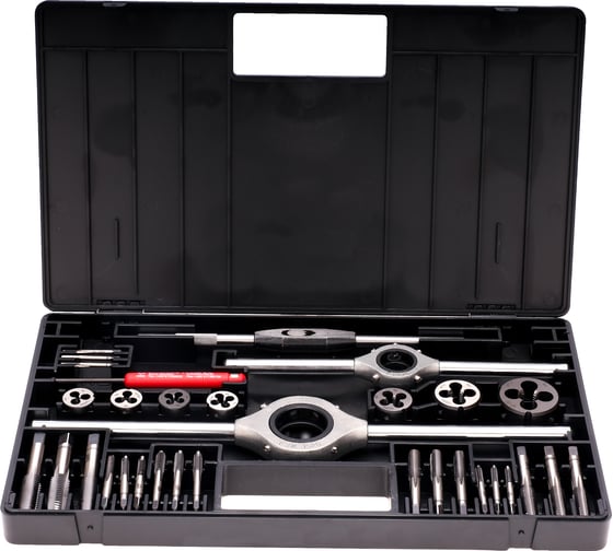 Набор метчиков и плашек Bucovice Tools M3-M12 115CrV3 34 предмета 310120
