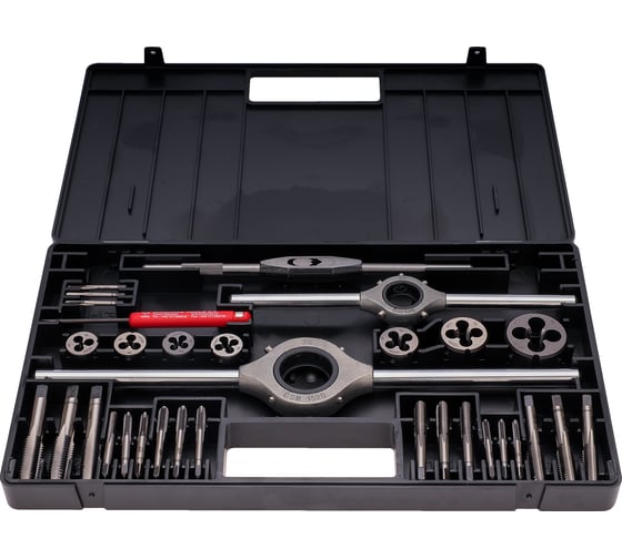 Набор метчиков и плашек Bucovice Tools M3-M12 115CrV3 34 предмета 310120