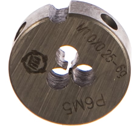 Плашка ООО "ТМТ ГРУПП" М1х0.25 Р6М5 6g 141208