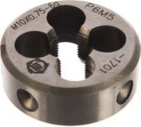 Плашка ООО "ТМТ ГРУПП" М10х0.75 Р6М5 6g 145064
