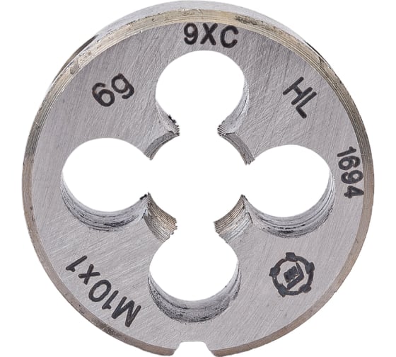 Плашка М 10 х1 9ХС левая ТМ Туламаш 143496 15826411