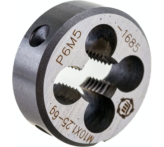 Плашка ООО "ТМТ ГРУПП" М10х1.25 Р6М5 6g 137168