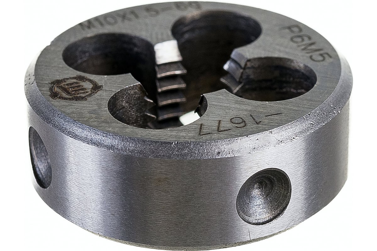 Плашка М 10 х1.5 Р6М5 6g ТМ Туламаш 137169 - выгодная цена, отзывы ...