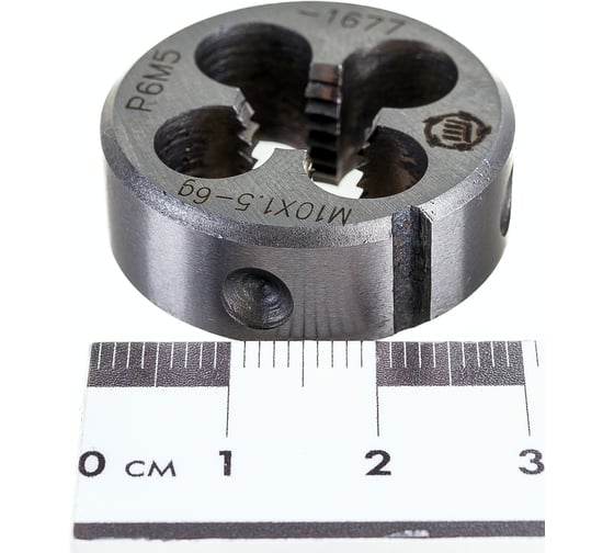 Плашка М 10 х1.5 Р6М5 6g ТМ Туламаш 137169