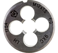 Плашка М 12 х1.5 9ХС левая ТМ Туламаш 143499 15826426