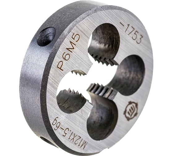 Плашка М 12 х1.5 Р6М5 6g ТМ Туламаш 137172