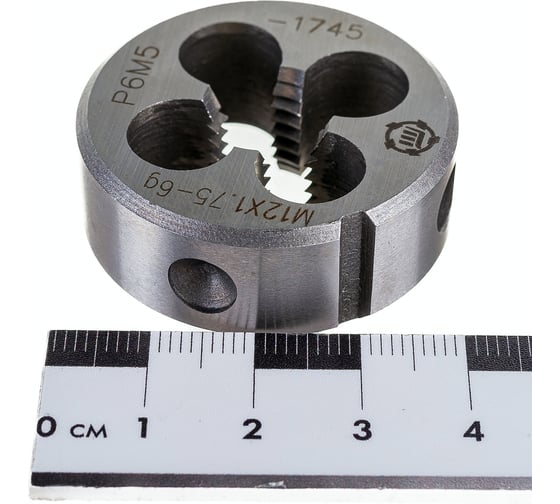 Плашка М 12 х1.75 Р6М5 6g ТМ Туламаш 137173