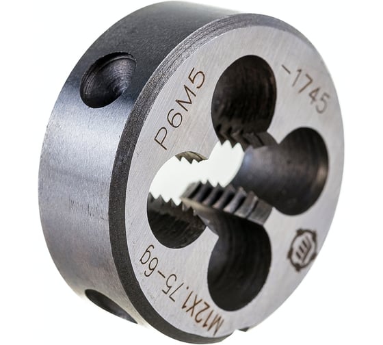 Плашка М 12 х1.75 Р6М5 6g ТМ Туламаш 137173
