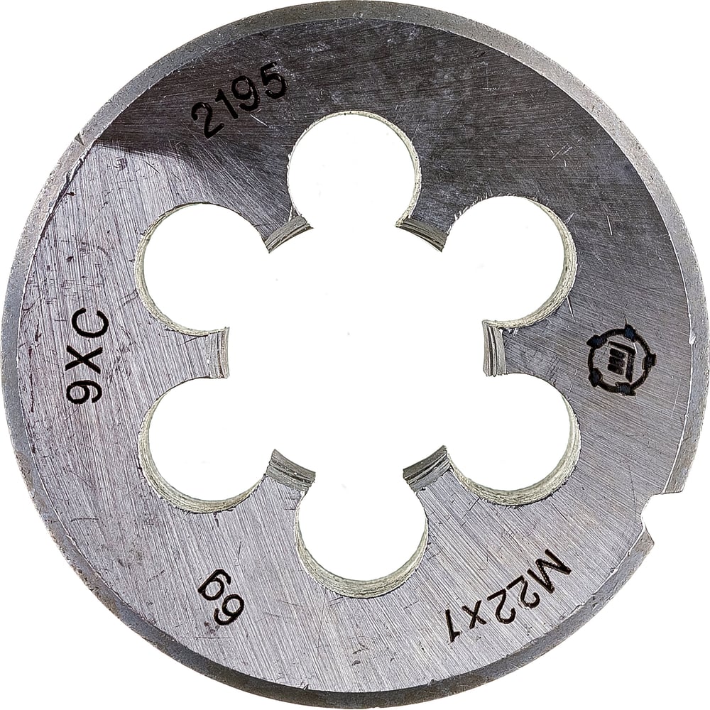 Плашка М 22 х1 9ХС ТМ Туламаш 57921 - выгодная цена, отзывы ...