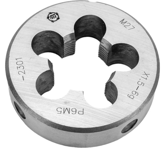 Плашка М 27 х1.5 Р6М5 6g ТМ Туламаш 137186