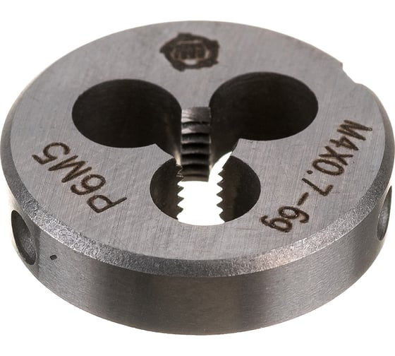 Плашка М 4 х0.7 Р6М5 6g ТМ Туламаш 137162