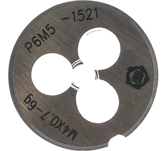Плашка М 4 х0.7 Р6М5 6g ТМ Туламаш 137162