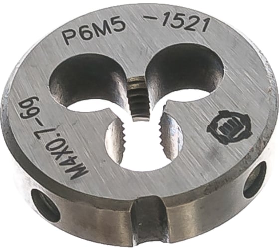 Плашка М 4 х0.7 Р6М5 6g ТМ Туламаш 137162