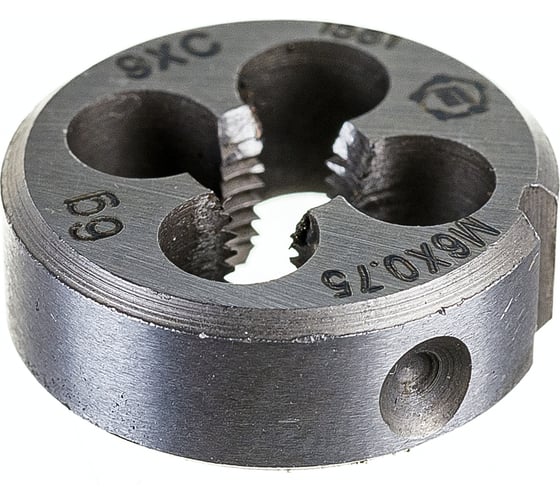 Плашка М 6 х0.75 9ХС ТМ Туламаш 57874