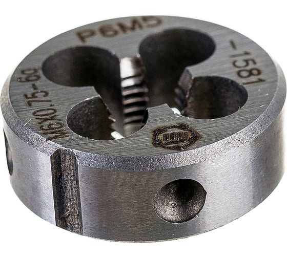 Плашка М 6 х0.75 Р6М5 6g ТМ Туламаш 141218