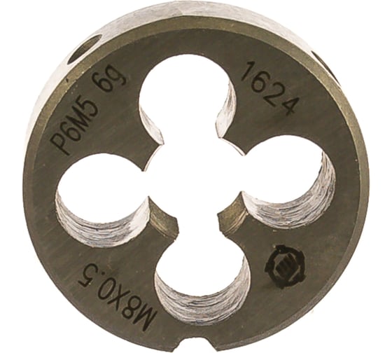 Плашка М 8 х0.5 Р6М5 6g ТМ Туламаш 141220