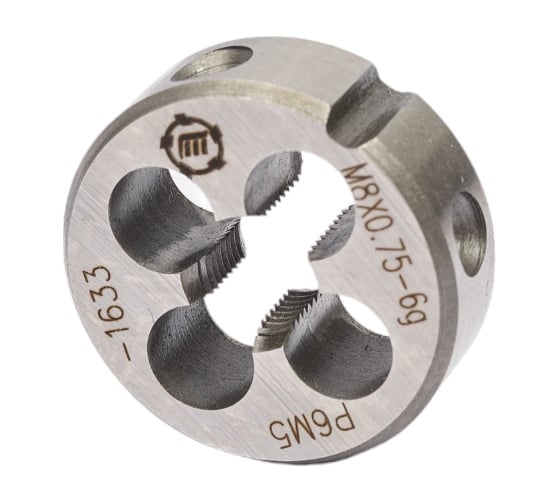 Плашка М 8 х0.75 Р6М5 6g ТМ Туламаш 141301 1
